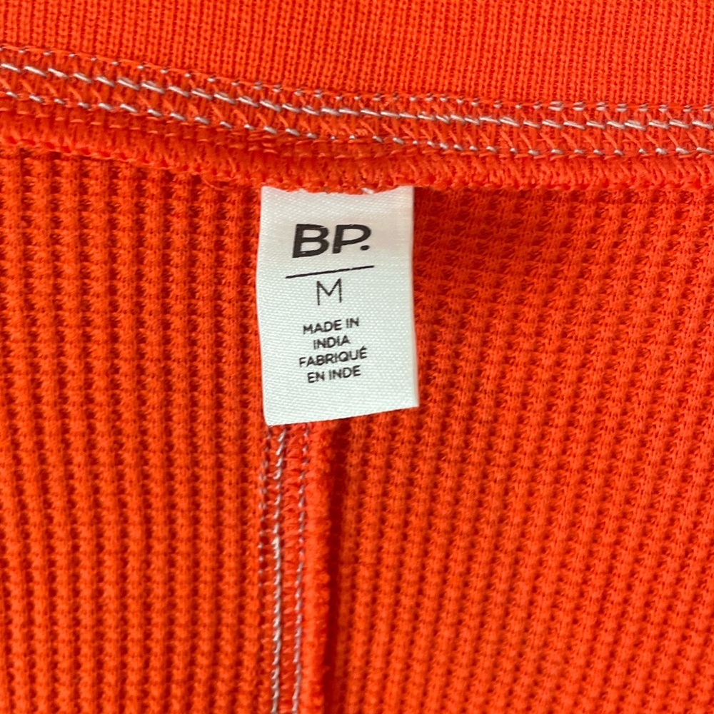 NWT Nordstrom BP Long Sleeved Thermal Crop T-Shirt - Picture 4 of 7